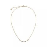 Smile Pendant Necklace · 18K Gold Plated · Small Minimalist Design - Image 3