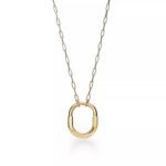 Medium Lock Pendant Necklace · 18K Gold Plated · Zirconia · 18-Inch Chain - Image 3