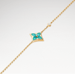 Gold-Plated Amazonite Star Bracelet - Image 3