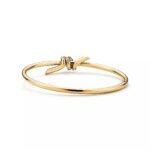 Knot Bracelet with Zirconia · 18K Gold Plated · PVD 5x Layered - Image 3