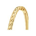 Gold-Plated Quilted Bangle | V Gold - Image 3
