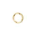 Gold-Plated Quilted Full CZ Ring | 925 Sterling Silver - Image 3