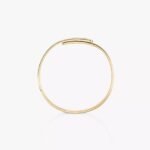 Gold-Plated CZ Slim Bangle Bracelet (4.5mm) - Image 3