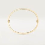 Gold-Plated CZ Minimal Bangle Bracelet (0.24") - Image 3