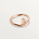 Nail Open Ring · 18K Gold Plated · CZ · V Gold - Image 4
