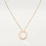 Gold-Plated Minimal Circle Pendant Necklace - Image 4