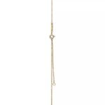 Minimalist Knot Pendant Necklace · 18K Gold Plated · Adjustable Chain - Image 4