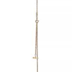 Small Circle Pendant Necklace · 18K Gold Plated · Adjustable Chain - Image 4