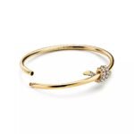 Knot Bracelet with Zirconia · 18K Gold Plated · PVD 5x Layered - Image 4