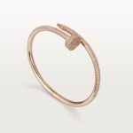 Gold-Plated Open Bangle with Cubic Zirconia | 3.5mm - Image 4