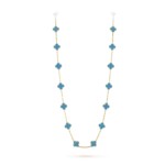 Gold-Plated Multi-Motif Long Necklace - Image 5