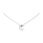 Gold-Plated Letter CZ Pendant Necklace - Image 4
