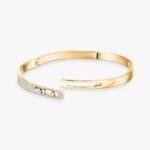 Gold-Plated CZ Slim Bangle Bracelet (4.5mm) - Image 4