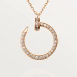 Gold-Plated Open Circle CZ Necklace - Image 4
