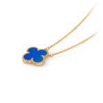 Clover Leaf Necklace,925 Silver, 18k Gold Plated - Image 24