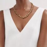 Minimalist Link Necklace · 18K Gold Plated · 18" Chain - Image 5