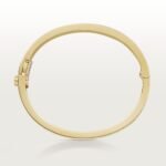 Wide Pavé Bangle Bracelet · 18K Gold Plated · Zirconia Cuff - Image 5