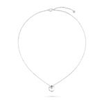 Gold-Plated Letter CZ Pendant Necklace - Image 5