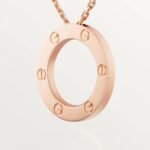 Gold-Plated Minimal Circle Pendant Necklace - Image 5