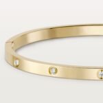 Small Zircon Bracelet · 18K Gold Plated · 10 Cubic Zircon Stones - Image 4