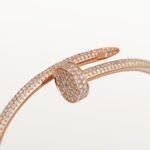 Gold-Plated Open Bangle with Cubic Zirconia | 3.5mm - Image 6