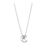 Gold-Plated Letter CZ Pendant Necklace - Image 6