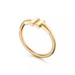 Gold-Plated Minimal Open Band Ring – 925 Silver - Image 2