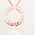 Gold-Plated Minimal Circle Pendant Necklace - Image 6