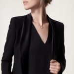 Gold-Plated Open Circle CZ Pendant Necklace - Image 6