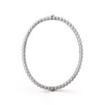 Gold-Plated Beaded Bangle Bracelet - Image 6