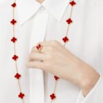 Gold-Plated Floral Motif Ring – 925 Silver - Image 7