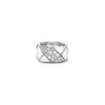 Gold-Plated Quilted Full CZ Ring | 925 Sterling Silver - Image 7