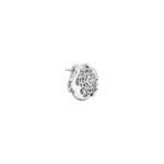 Gold-Plated CZ Floral Motif Stud Earrings - Image 7