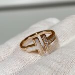 Rose Gold–Plated CZ Open Band Ring – 925 Silver - Image 7