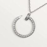 Gold-Plated Open Circle CZ Necklace - Image 7