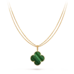 Gold-Plated Motif Pendant Long Necklace - Image 9