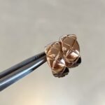 Gold-Plated Textured Pattern Earrings - Image 8