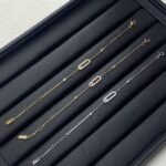 Gold-Plated CZ Geometric Chain Bracelet (18.5cm) - Image 8