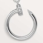 Gold-Plated Open Circle CZ Pendant Necklace - Image 8