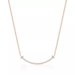 Smile Pendant Necklace · 18K Gold Plated · Small Zirconia Accent - Image 8