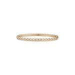 Gold-Plated Quilted CZ Bangle | V Gold - Image 9