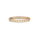 Gold-Plated Quilted Bangle | V Gold - Image 9