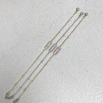 Gold-Plated CZ Geometric Chain Bracelet (18.5cm) - Image 9