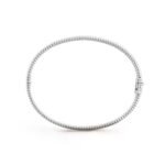 Gold-Plated CZ Beaded Bangle Bracelet - Image 9