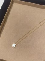 Clover Leaf Necklace,925 Silver, 18k Gold Plated - Image 43