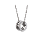 Gold Plated Circle Pendant Necklace - Image 4
