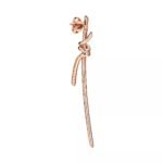Gold Plated Long Knot Earrings - Image 11