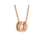 Gold Plated Circle Pendant Necklace - Image 7