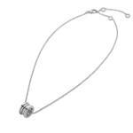 Gold Plated Double Circle Pendant Necklace - Image 8